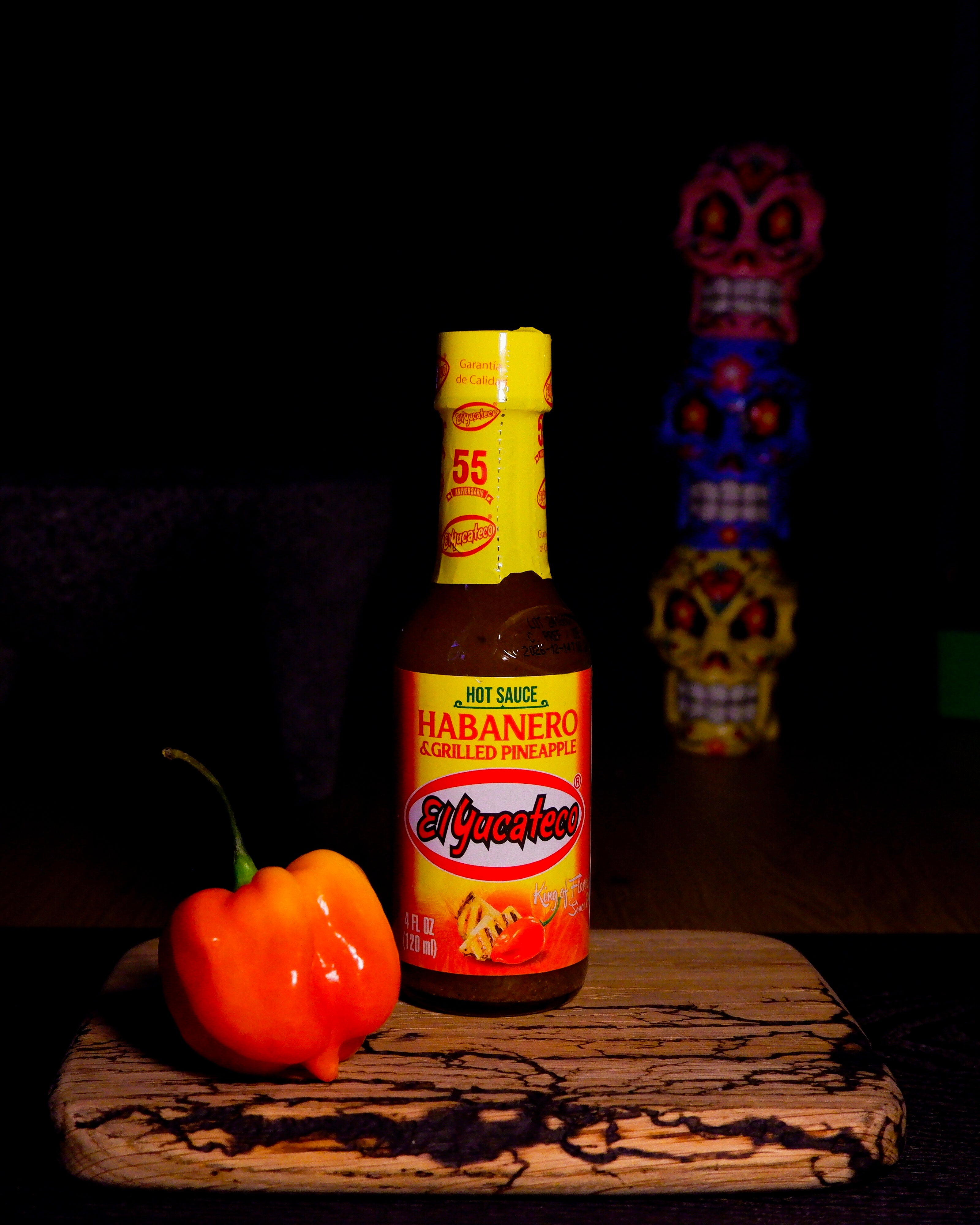 Habanero & grilled pineapple hot sauce El Yucateco 120ml