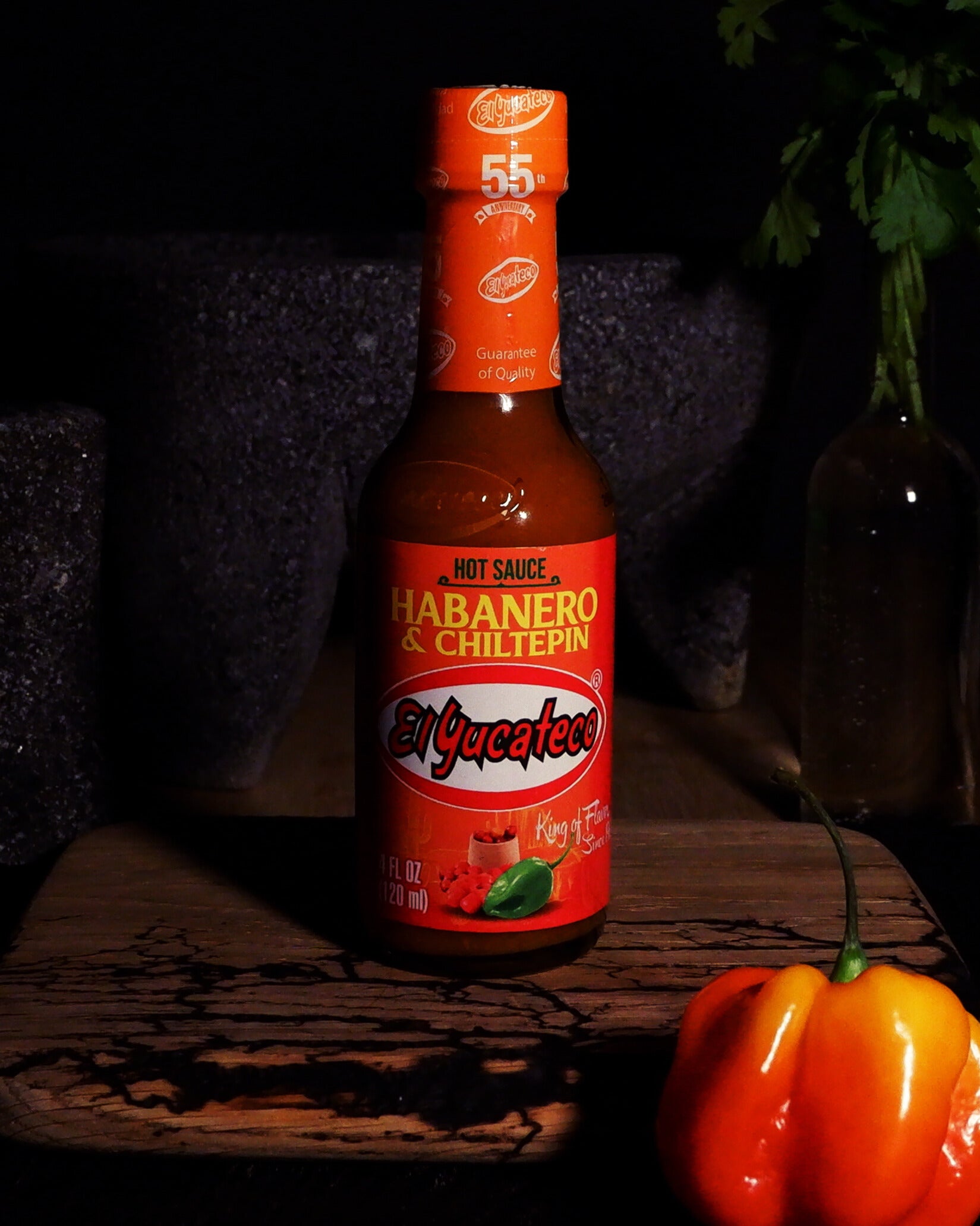 Habanero & Chiltepin hot sauce El Yucateco 120ml