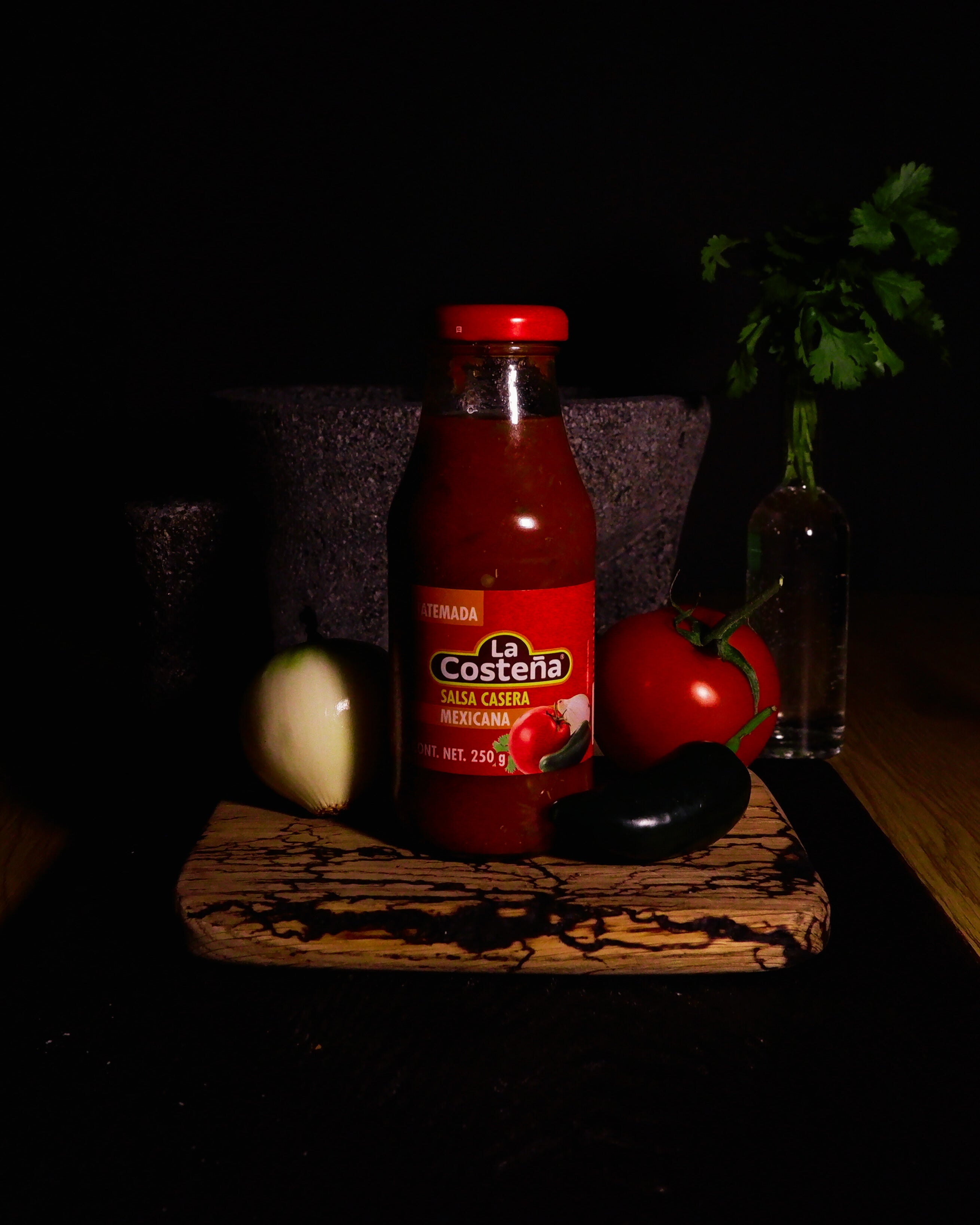 Salsa roja taquera La Costena