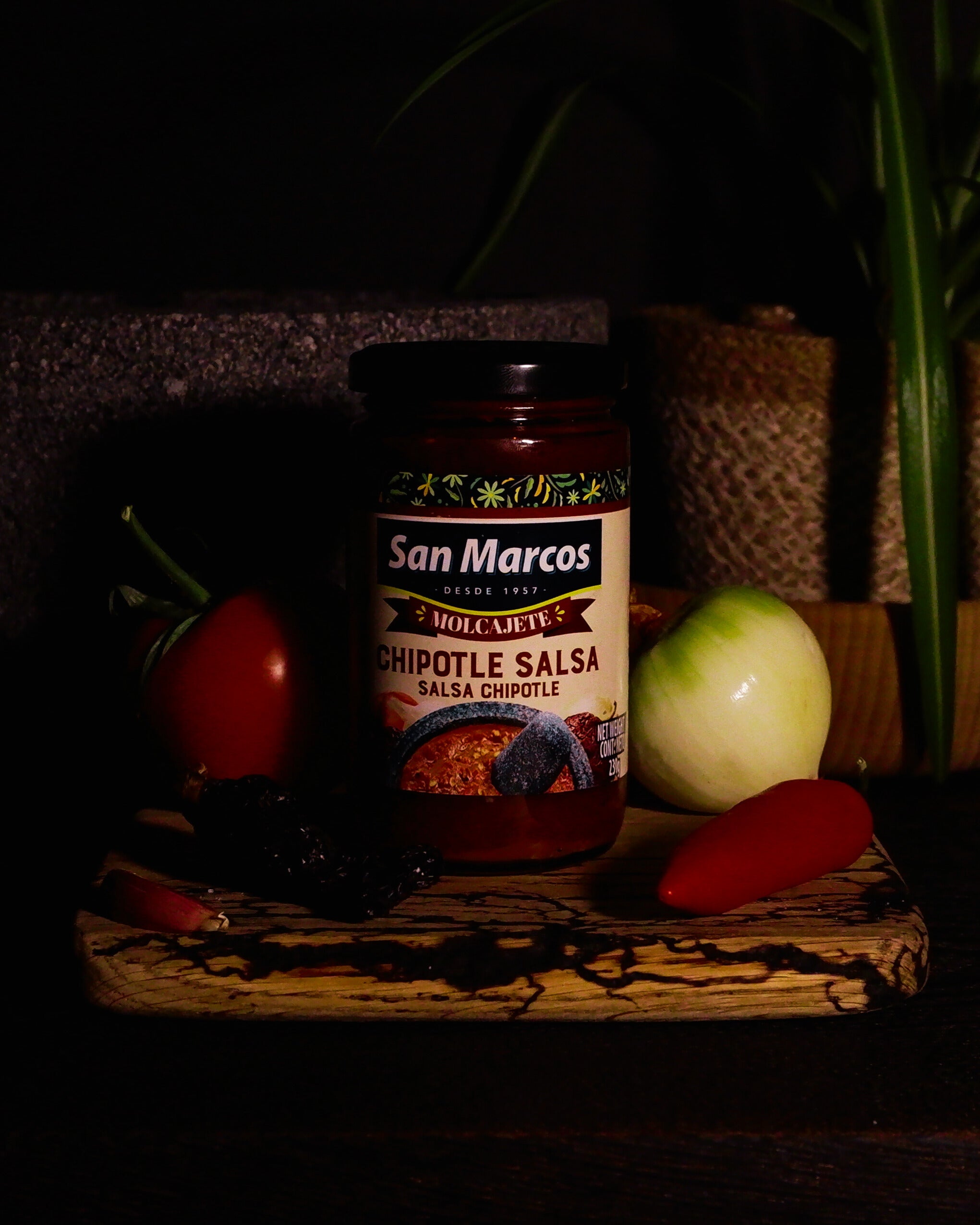 Chipotle hot sauce San Marcos 230g