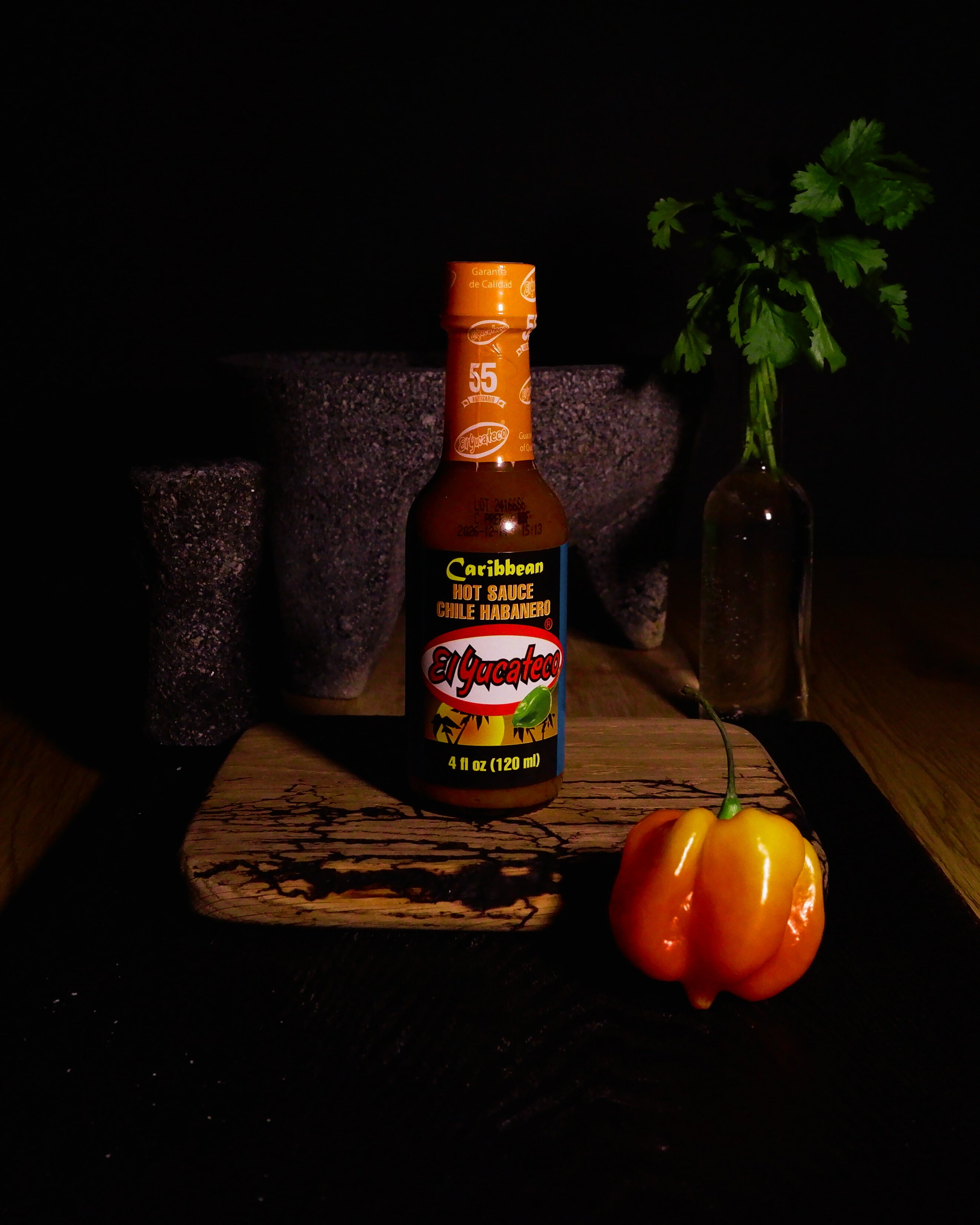 Habanero Caribbean hot sauce El Yucateco 120ml