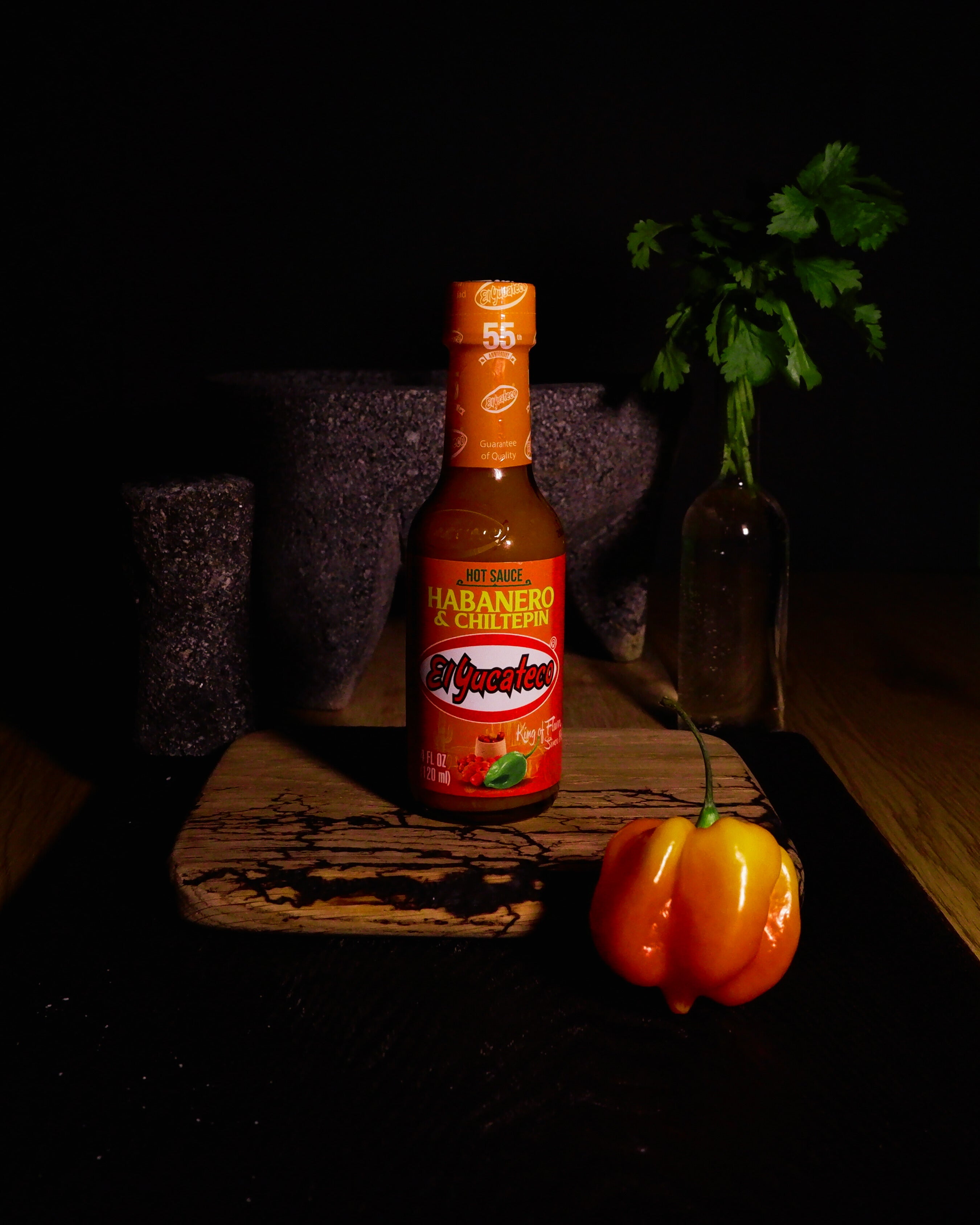 Habanero & Chiltepin hot sauce El Yucateco 120ml
