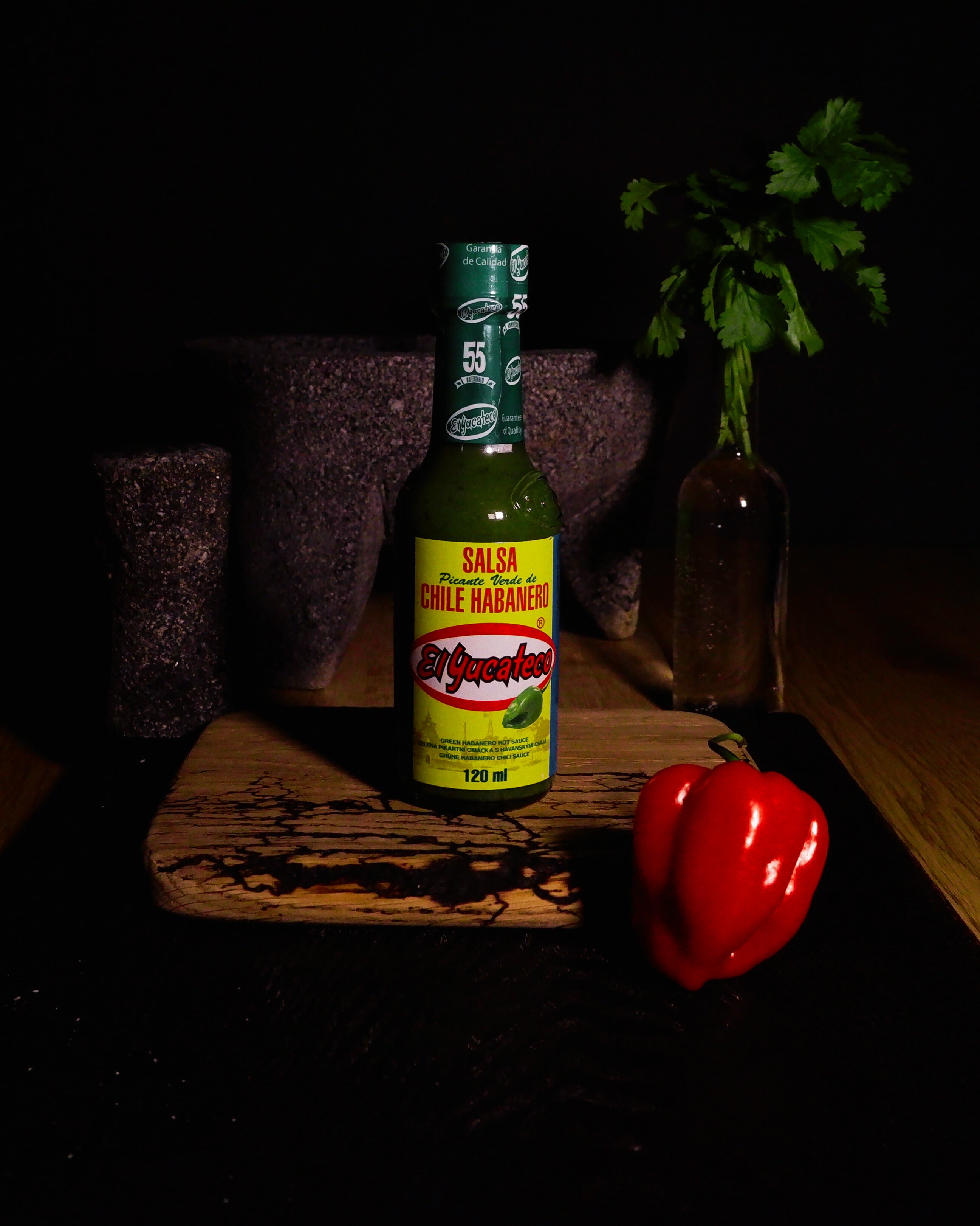 Habanero Green hot sauce El Yucateco 120ml