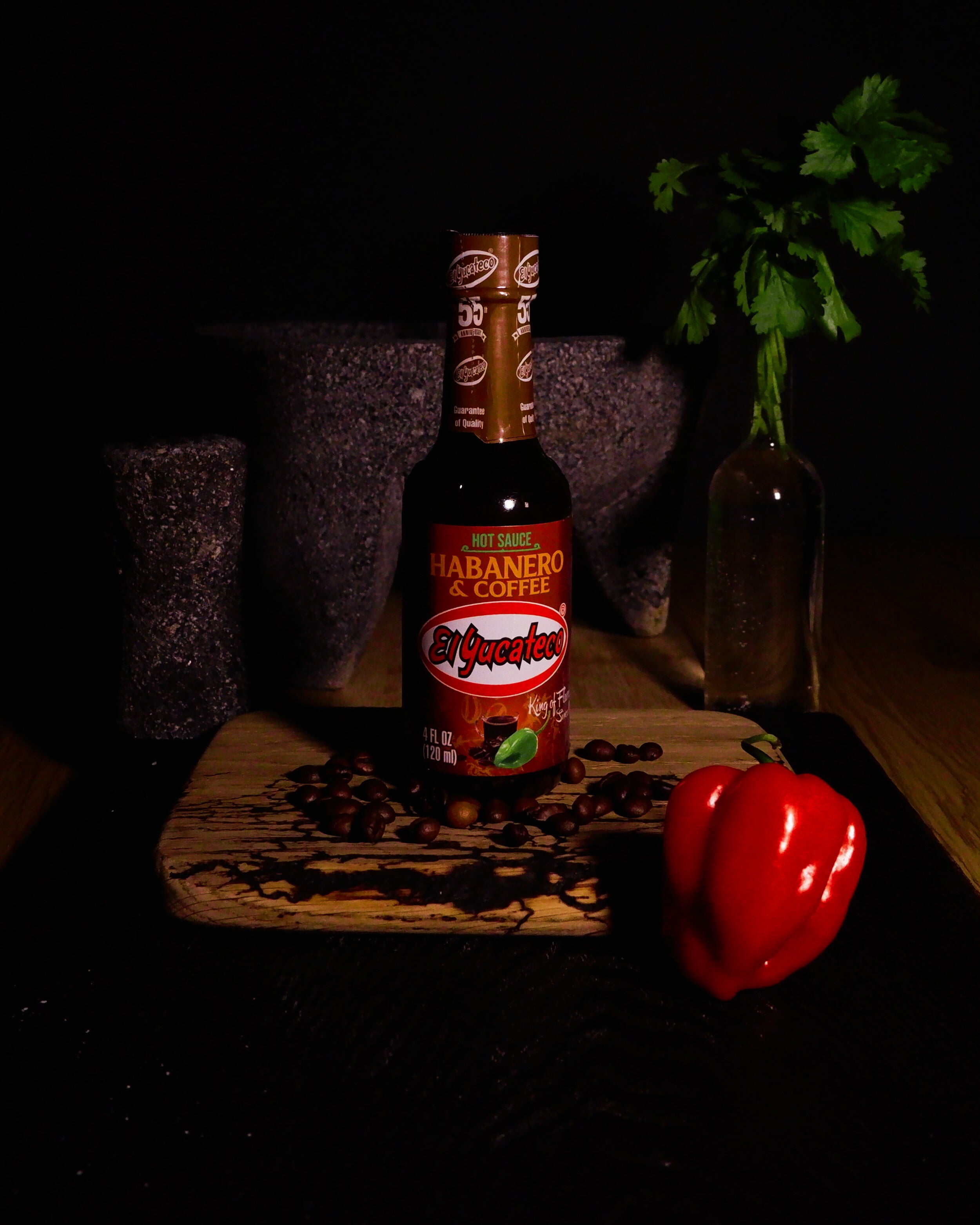 Habanero & coffee hot sauce El Yucateco 120ml