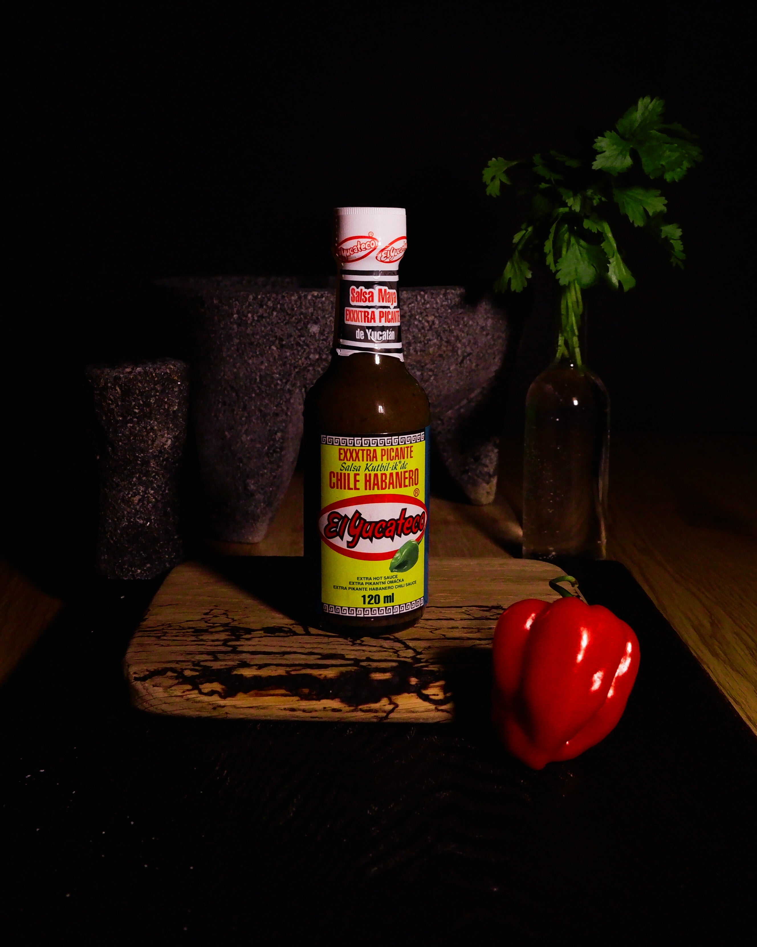 Habanero Mayan hot sauce El Yucateco 120ml