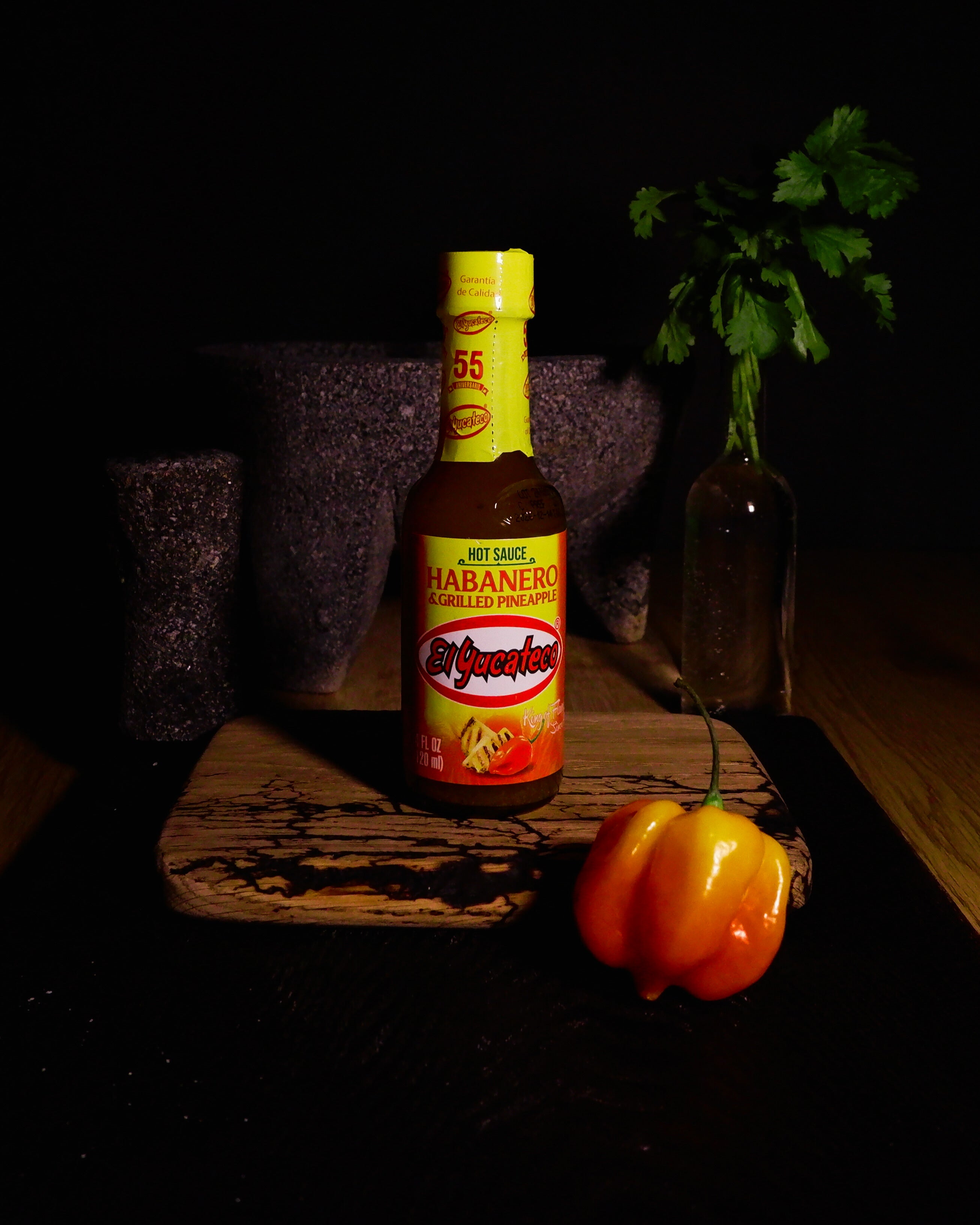 Habanero & grilled pineapple hot sauce El Yucateco 120ml